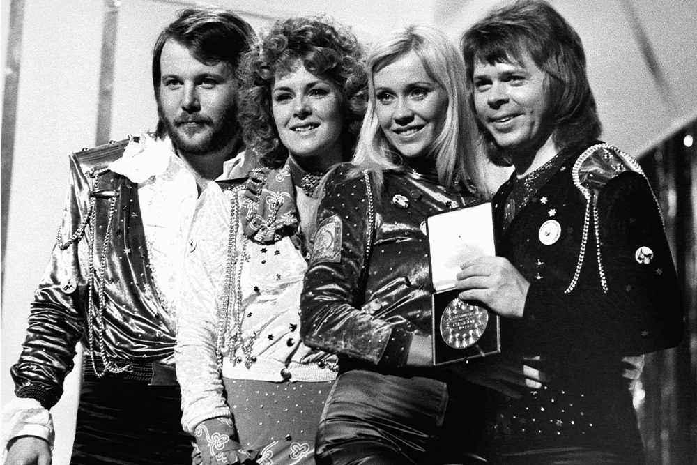 Группа ABBA на конкурсе «Евровидение», 1974 год