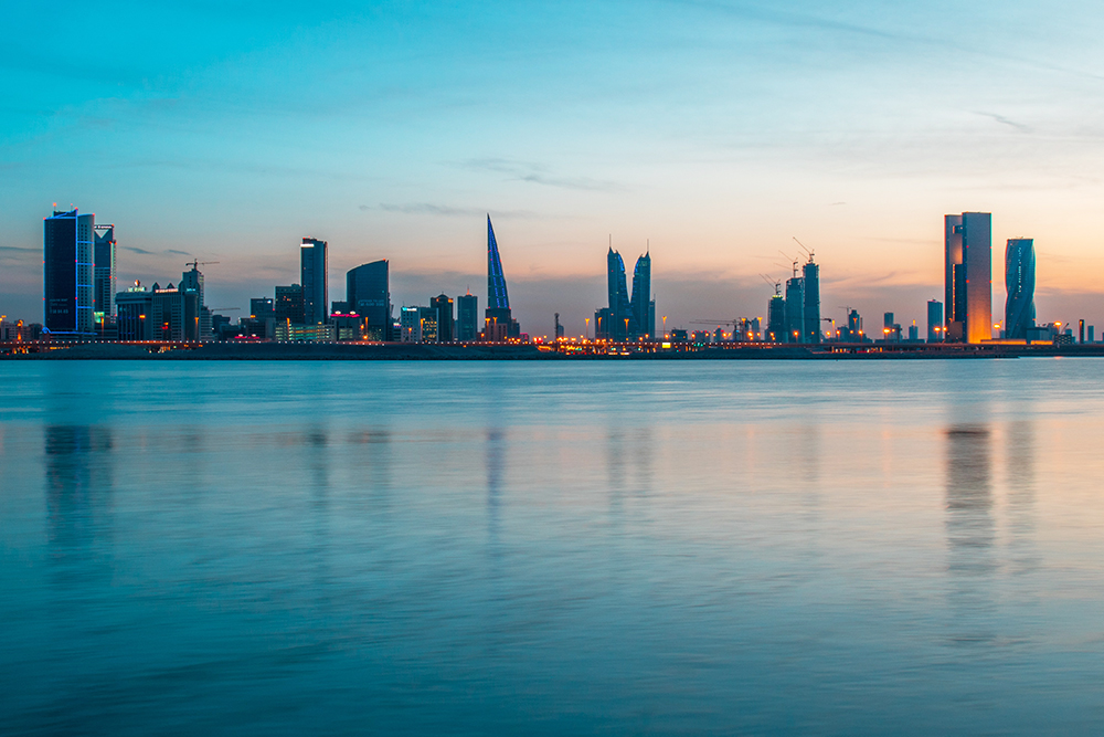 Вид на Мухаррак. Бахрейн