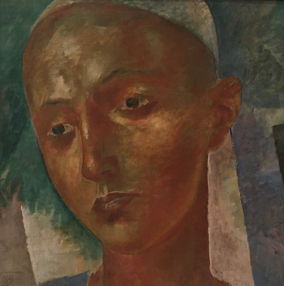 Кузьма Петров-Водкин. «Голова мальчика-узбека». 1921. ГТГ