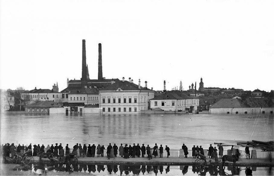 Болотный остров во время наводнения 1904 года © Stone_cold_crazy/pastvu.com