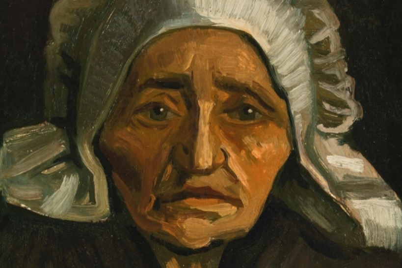 Картина Винсента Ван Гога «Голова крестьянки в белом чепце»