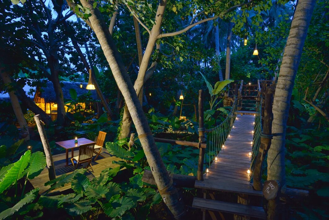 Ресторан органической кухни Zero на территории Sun Island Resort & Spa 5*