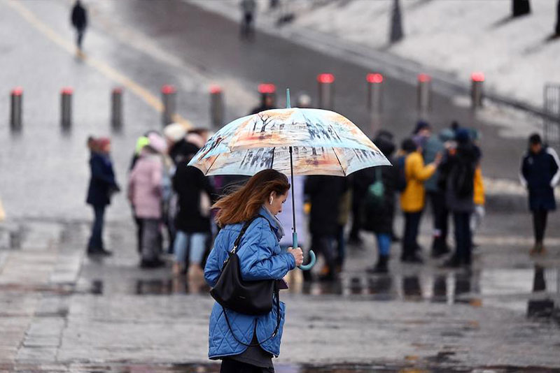 Дождь в Москве, 12 декабря 2022 год