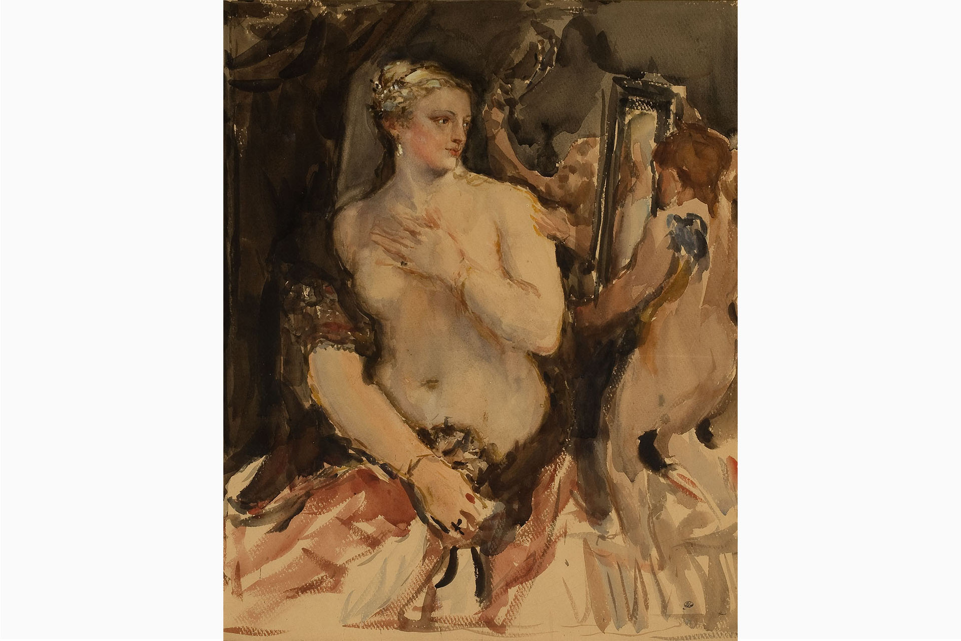 Валентин Серов, «Венера перед зеркалом», 1890‑е годы