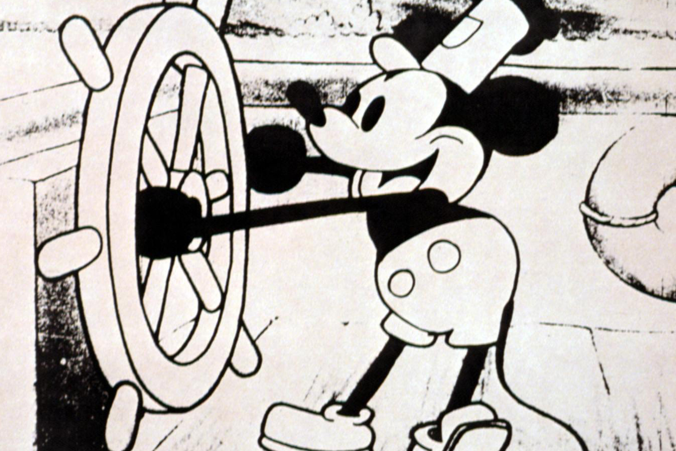 Кадр из мультфильма «Пароходик Вилли», 1928 год