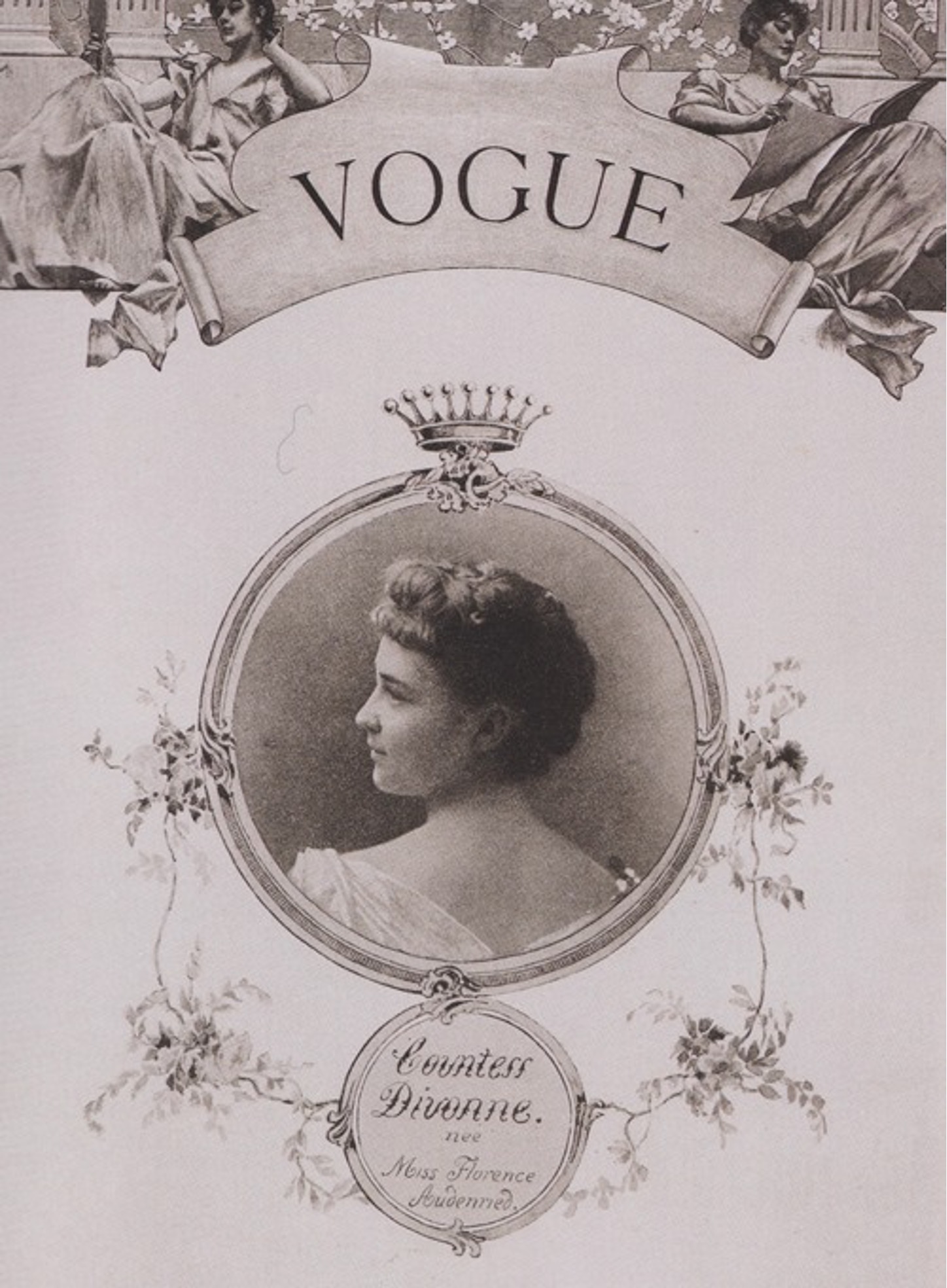 Обложка Vogue 1893 года