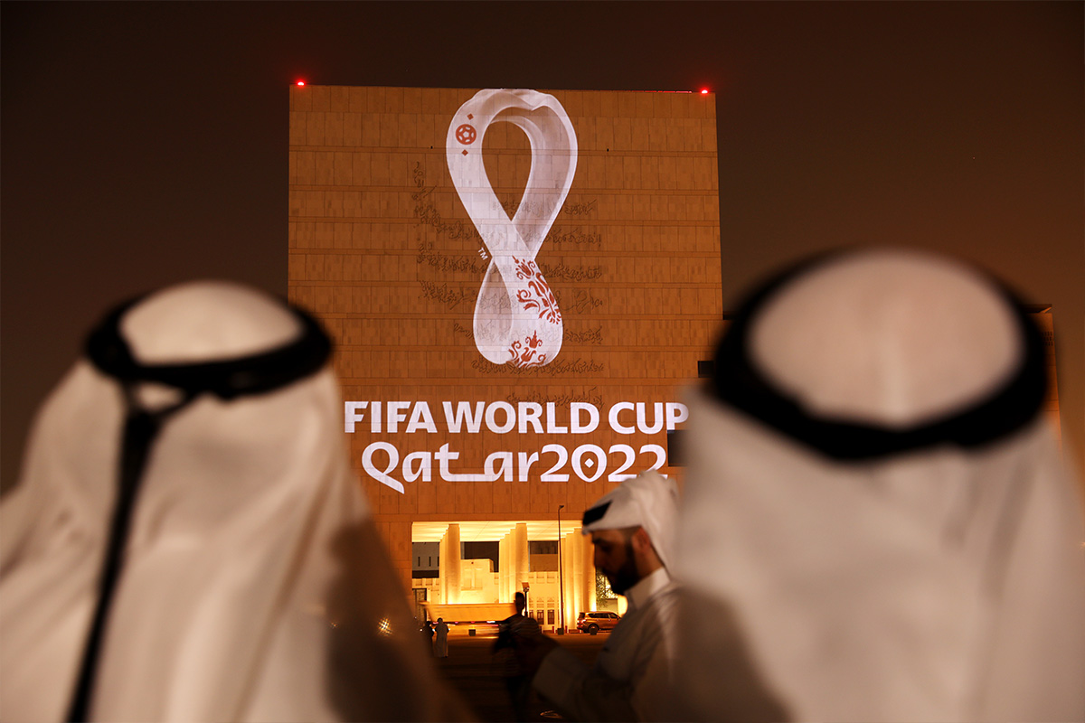 Официальная эмблема чемпионата мира по футболу FIFA 2022 в Катаре