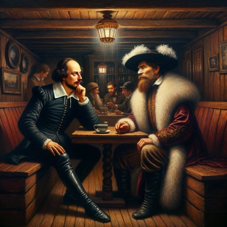 Шекспир и Достоевский обсуждают в лондонском пабе трагизм человеческого существования