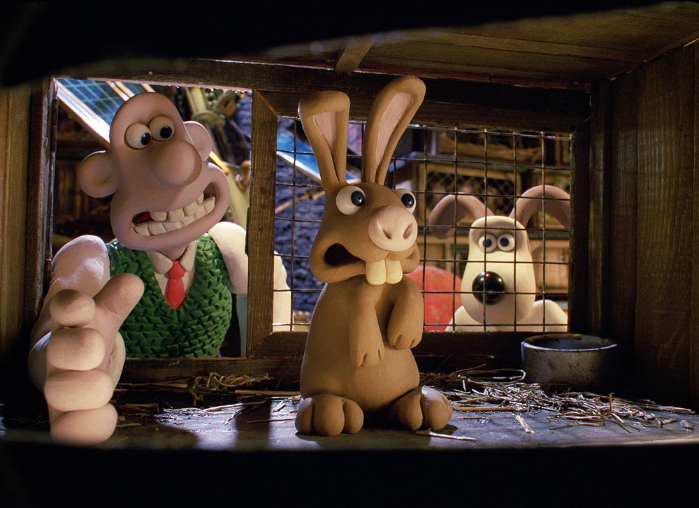 Кадр из мультфильма «Уоллес и Громит: Проклятие кролика-оборотня»