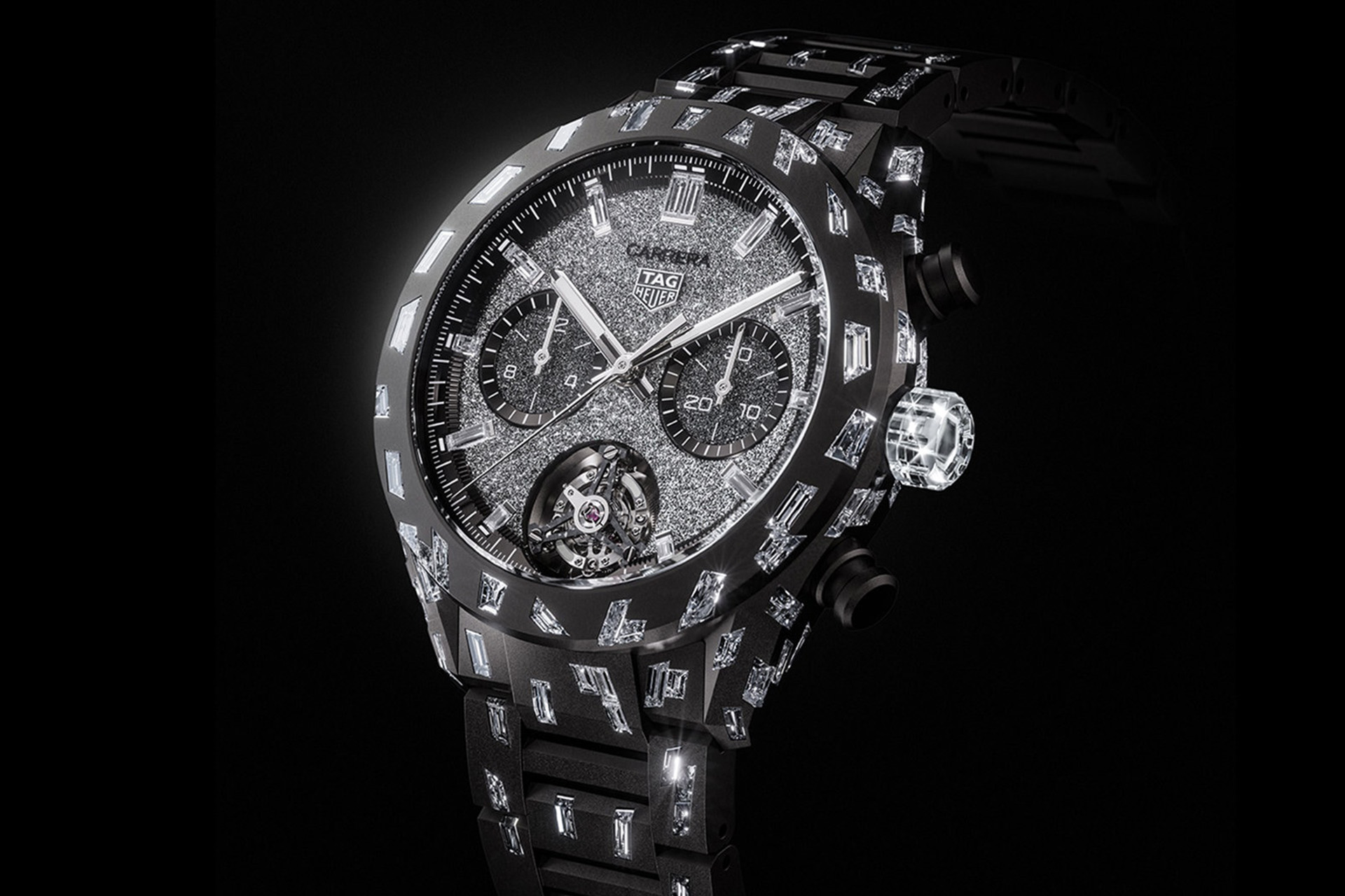 Часы TAG Heuer Carrera Plasma Diamant D'avant-Garde Chronograph Tourbillon