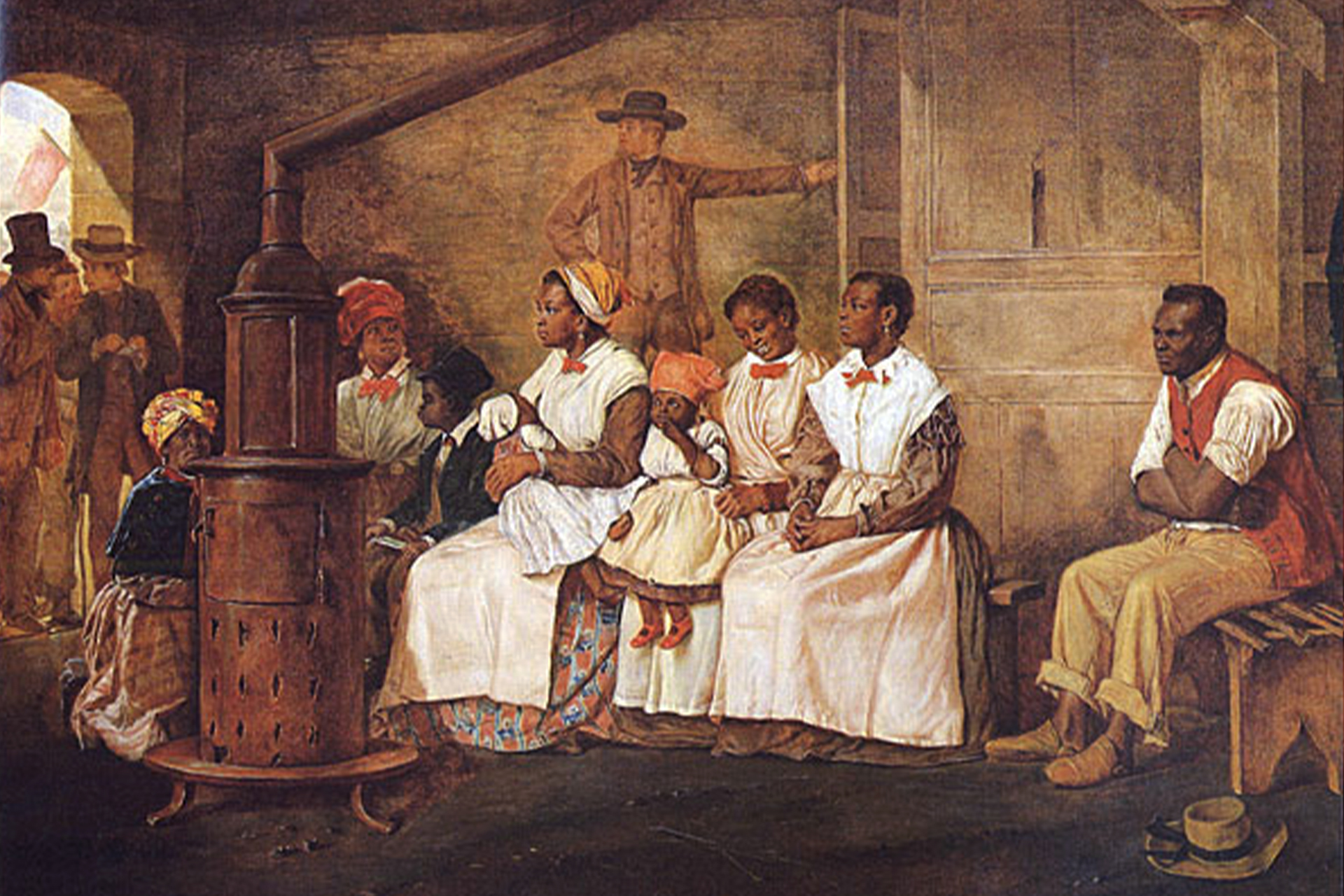 А. Кроу. «Рабы в ожидании продажи». 1861 год