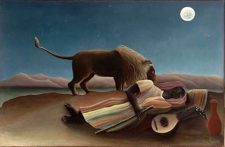 “La Bohémienne endormie”, Henri Rousseau, 1897