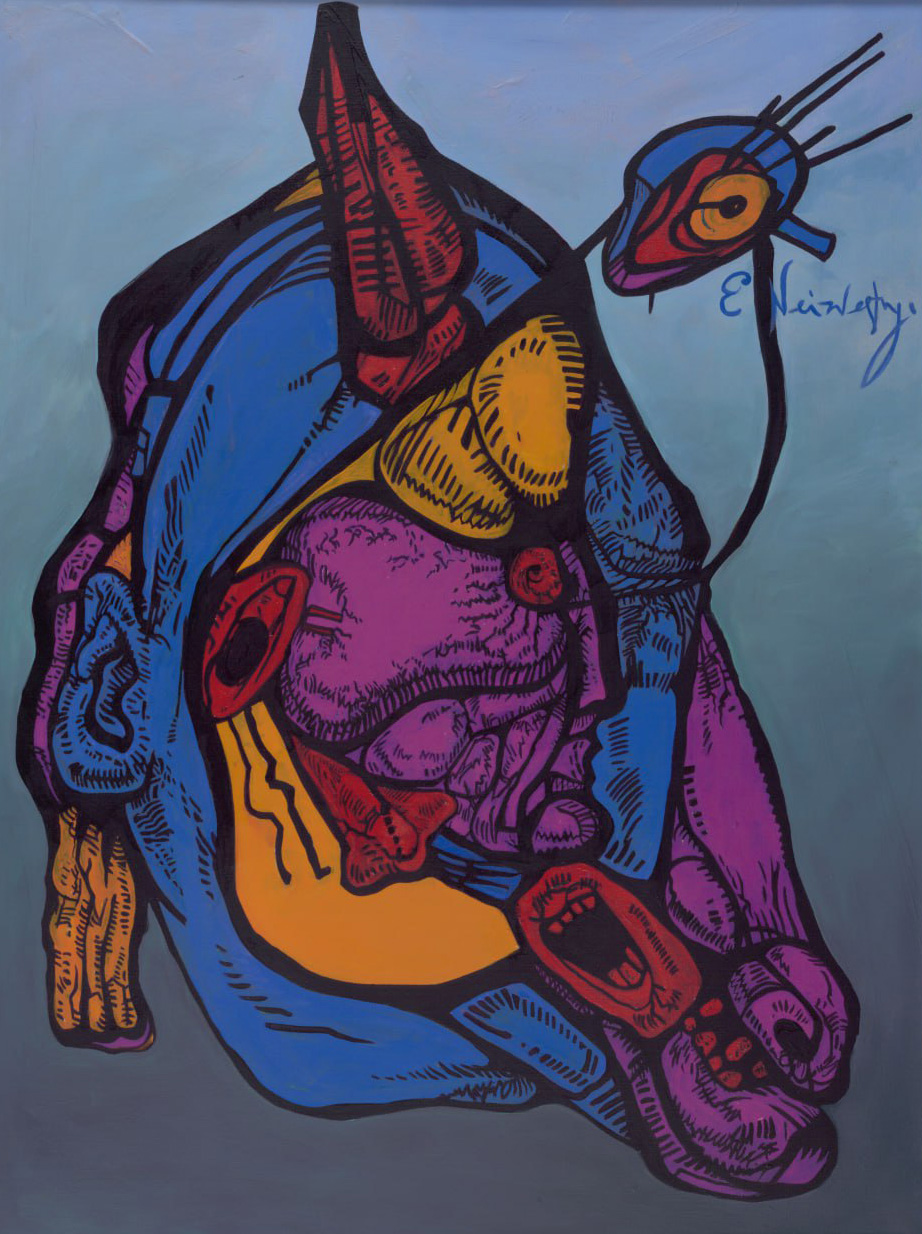Эрнст Неизвестный, «Голова лошади», 1990 год