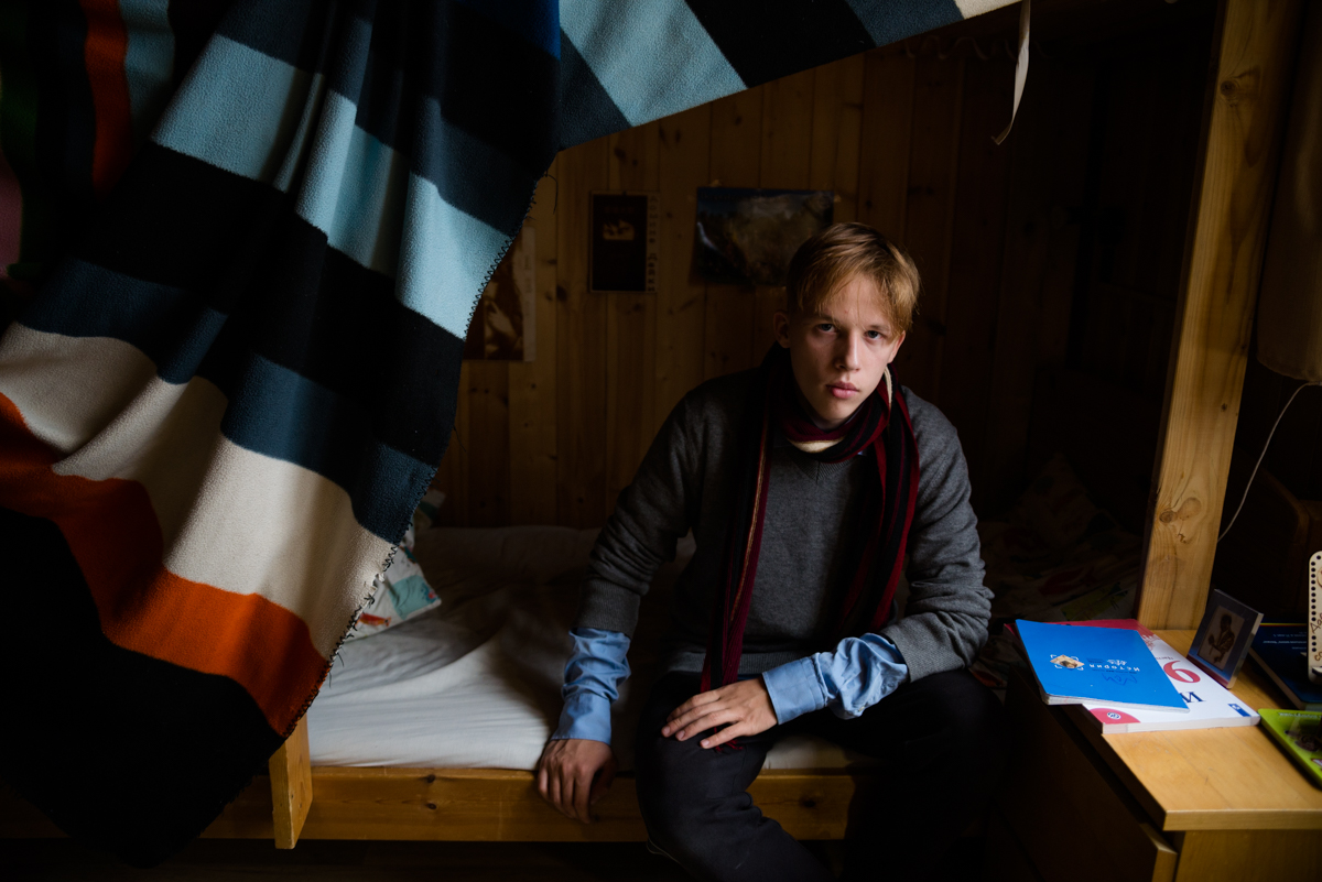 Максим, сын Екатерины и Юрия, в своей комнате Фото: Алена Кочеткова для ТД