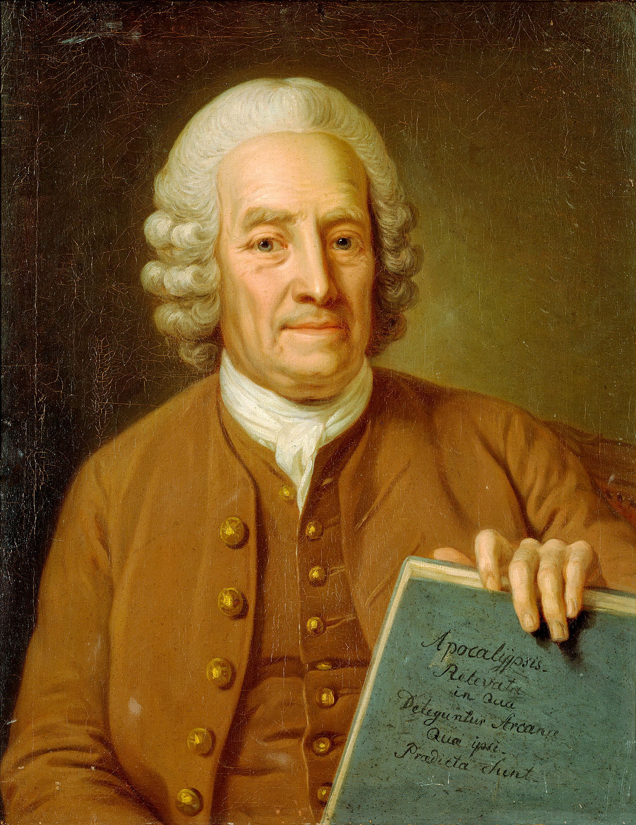 Иммануил Кант на портрете Эммануила Сведенборга, 1766 год