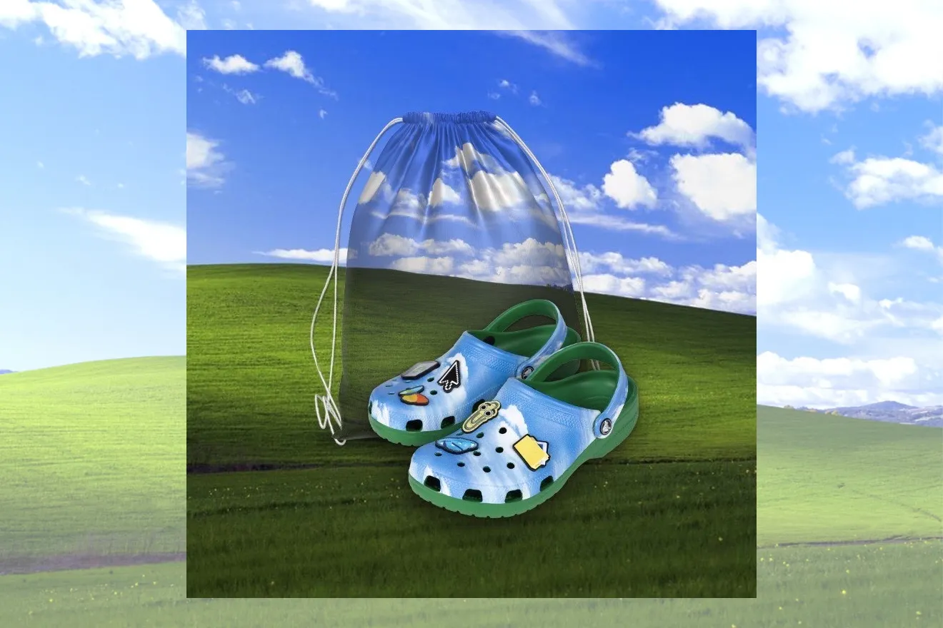 Microsoft выпустит кроксы в стиле Windows XP к своему 50-летию