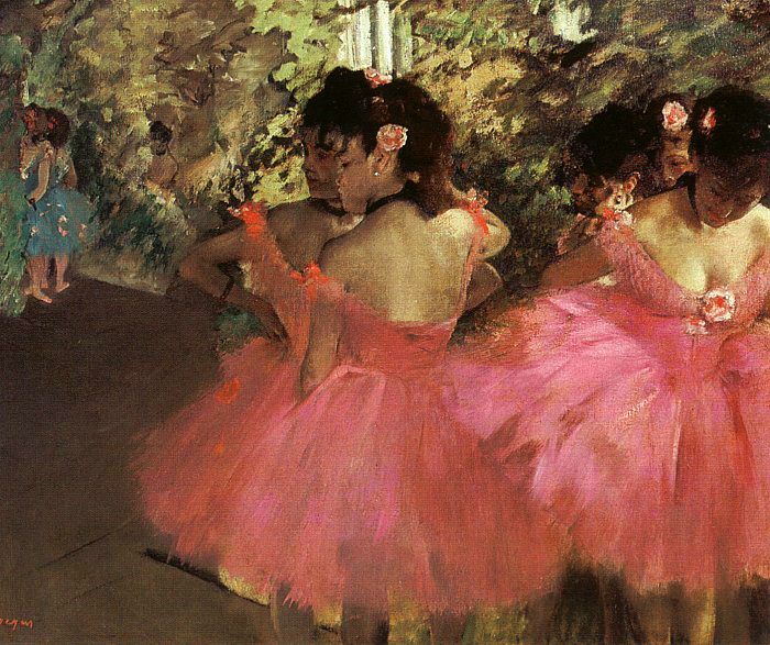Эдгар Дега. «Танцовщицы в розовом» 1880-1885 годы