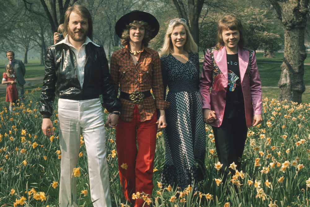 Группа ABBA в Лондоне, 1974 год