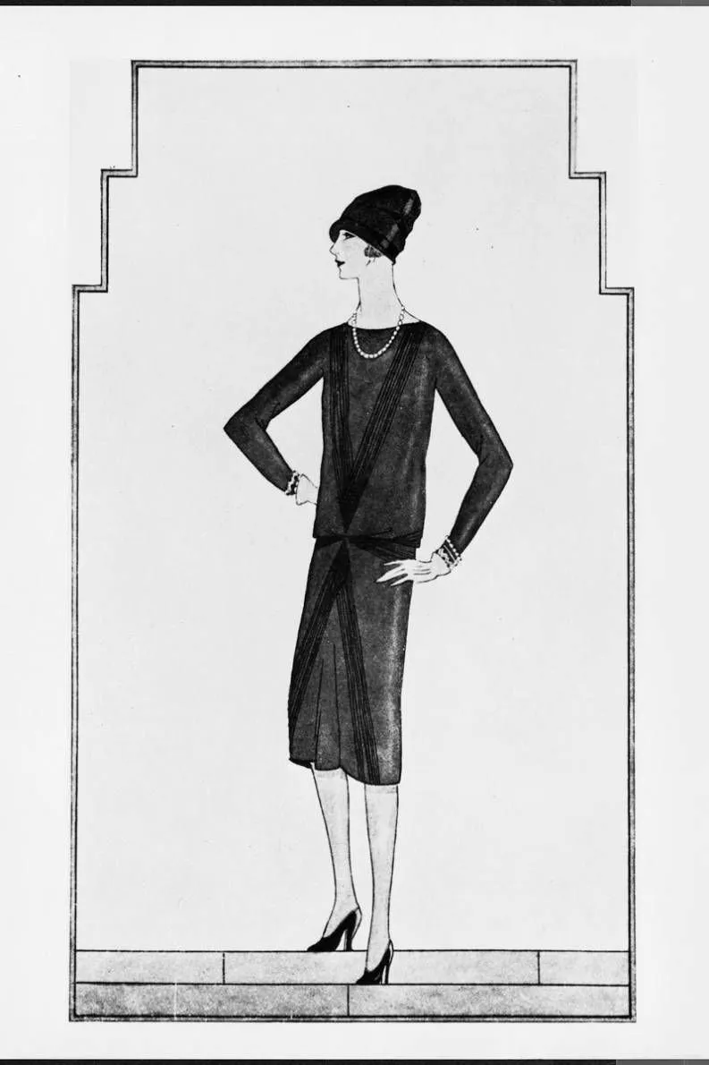 Первое появление платья Коко Шанель в американском журнале 