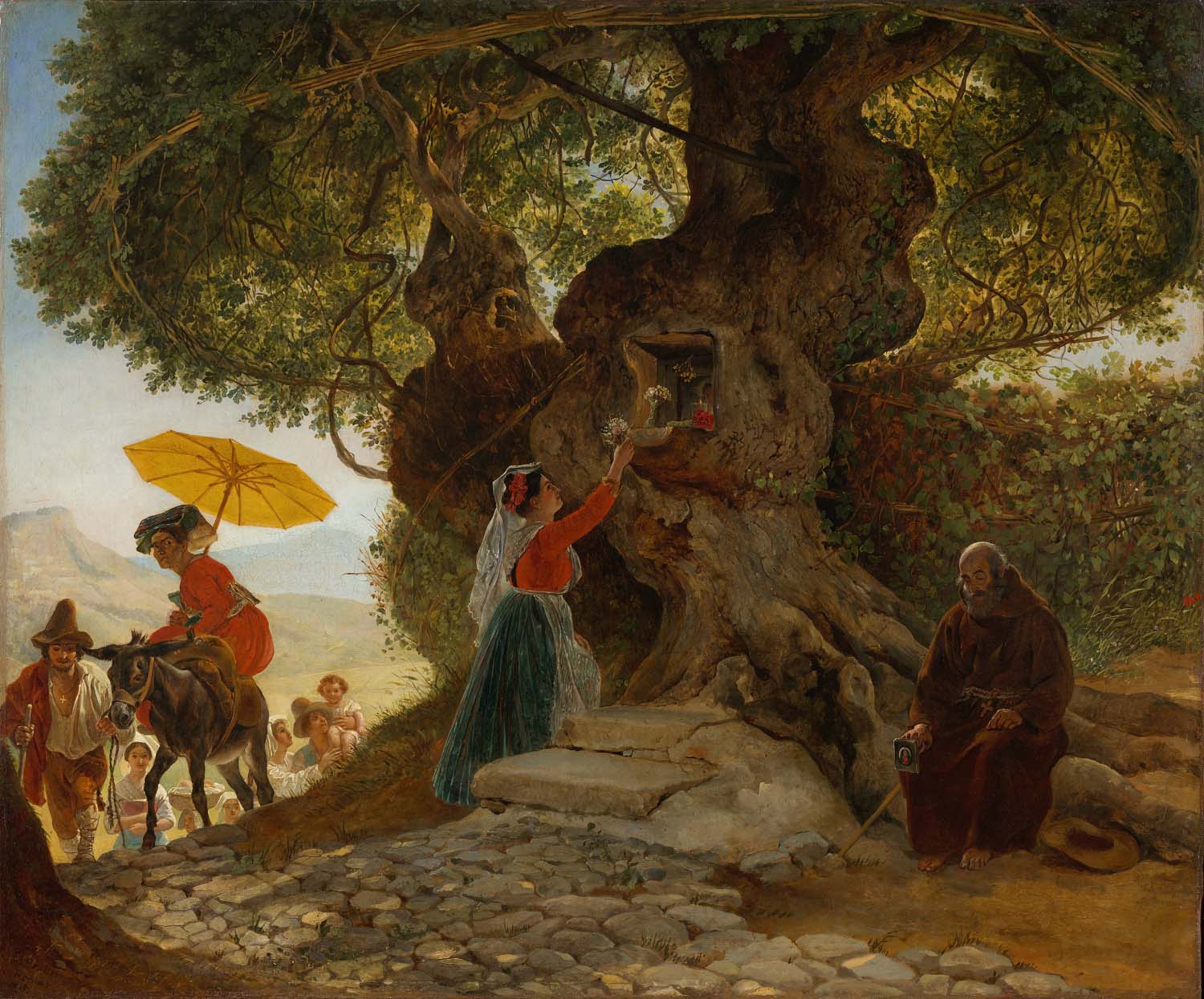 Карл Брюллов, «У Богородицкого дуба», 1835 год