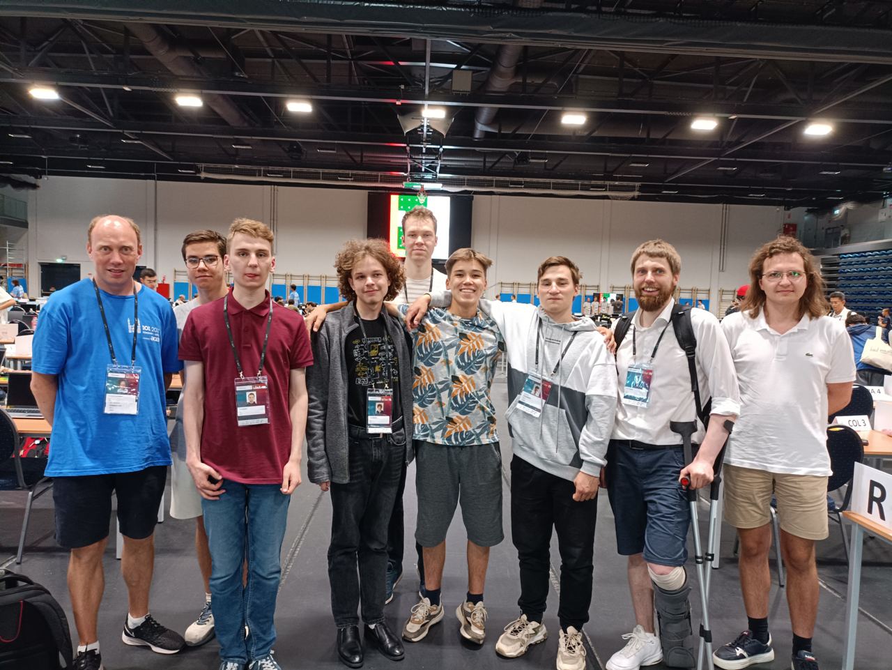 Российская команда школьников на Международной олимпиаде по информатике