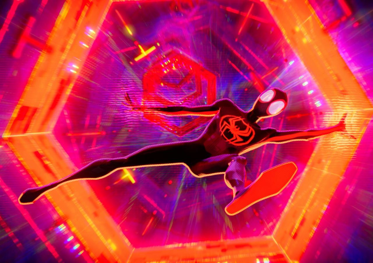 Кадр из фильма «Человек-паук: Паутина вселенных»