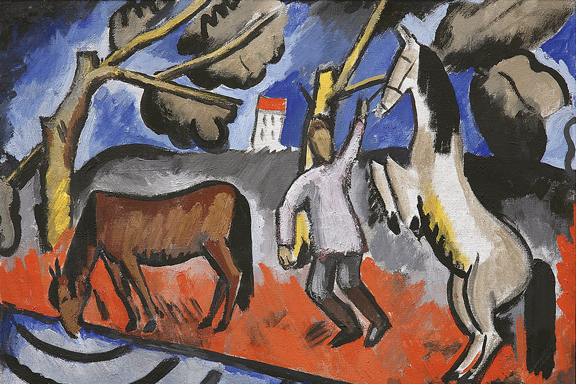 Александр Русаков, «Лошади на водопое», 1923–1925 годы