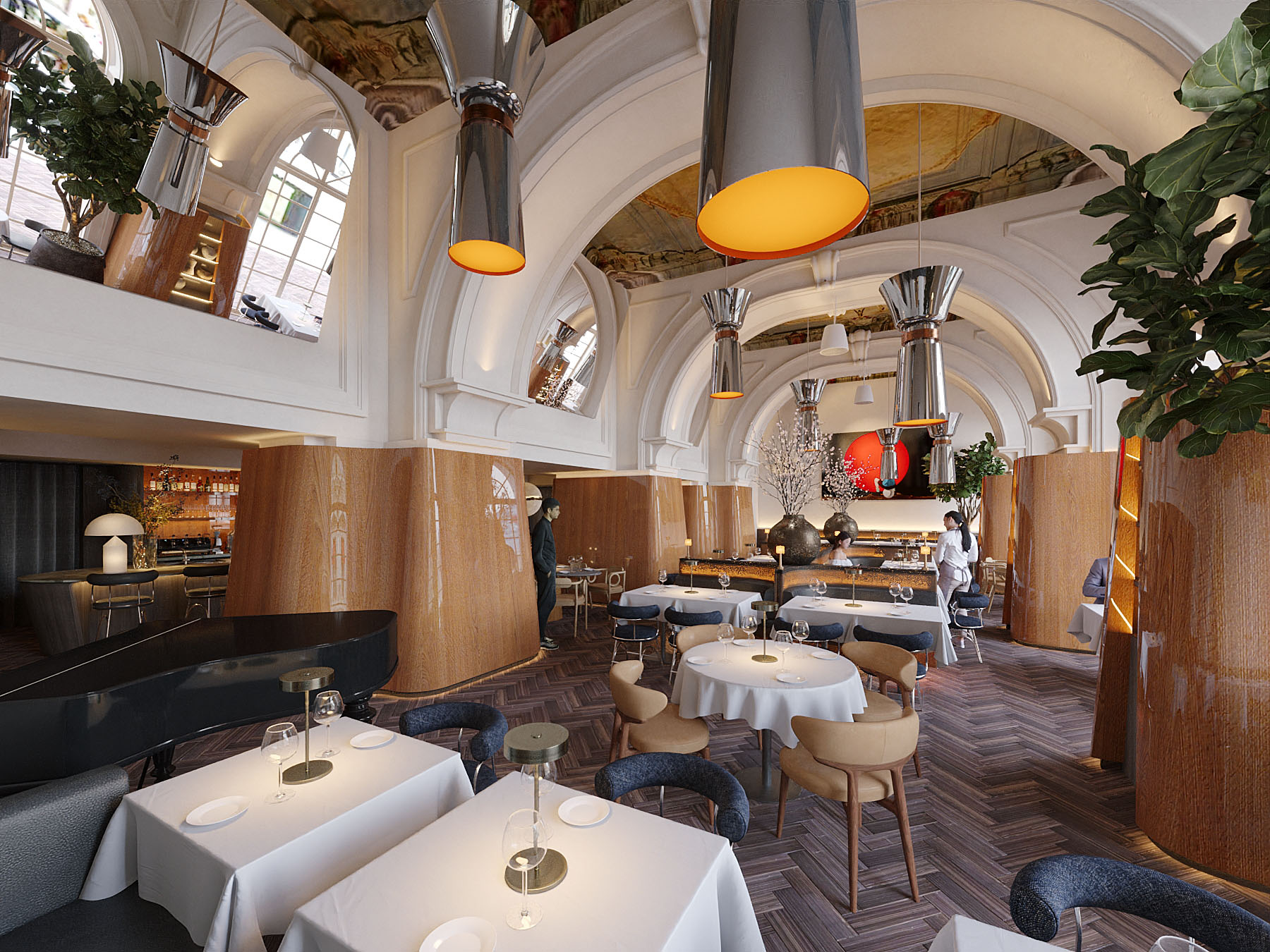 Интерьер brasserie «Кузнецкий Мост»