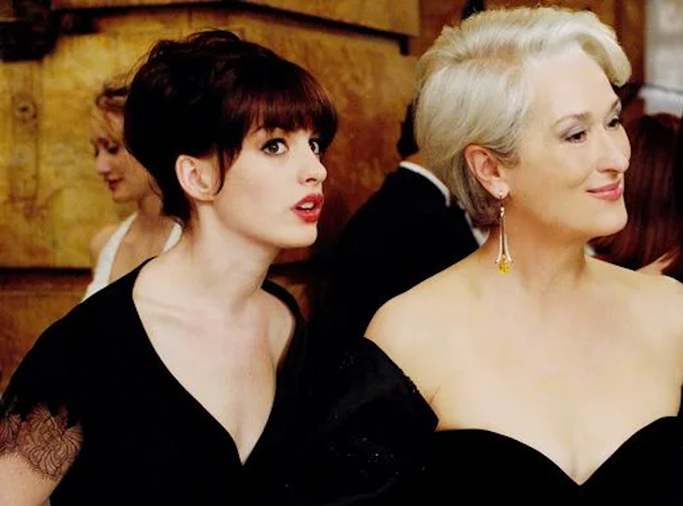 Энн Хэтэуэй и Мэрил Стрип