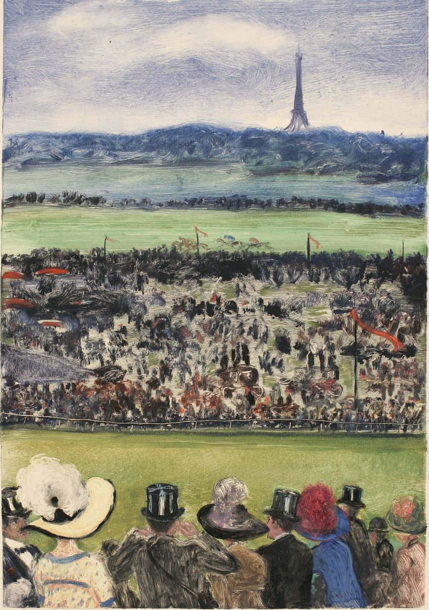 Гран-При в Лоншане. Елизавета Кругликова. 1914