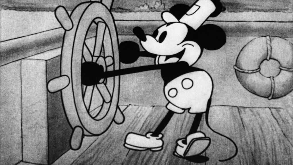 Первое появление Микки Мауса в мультфильме «Пароходик Уилли»
