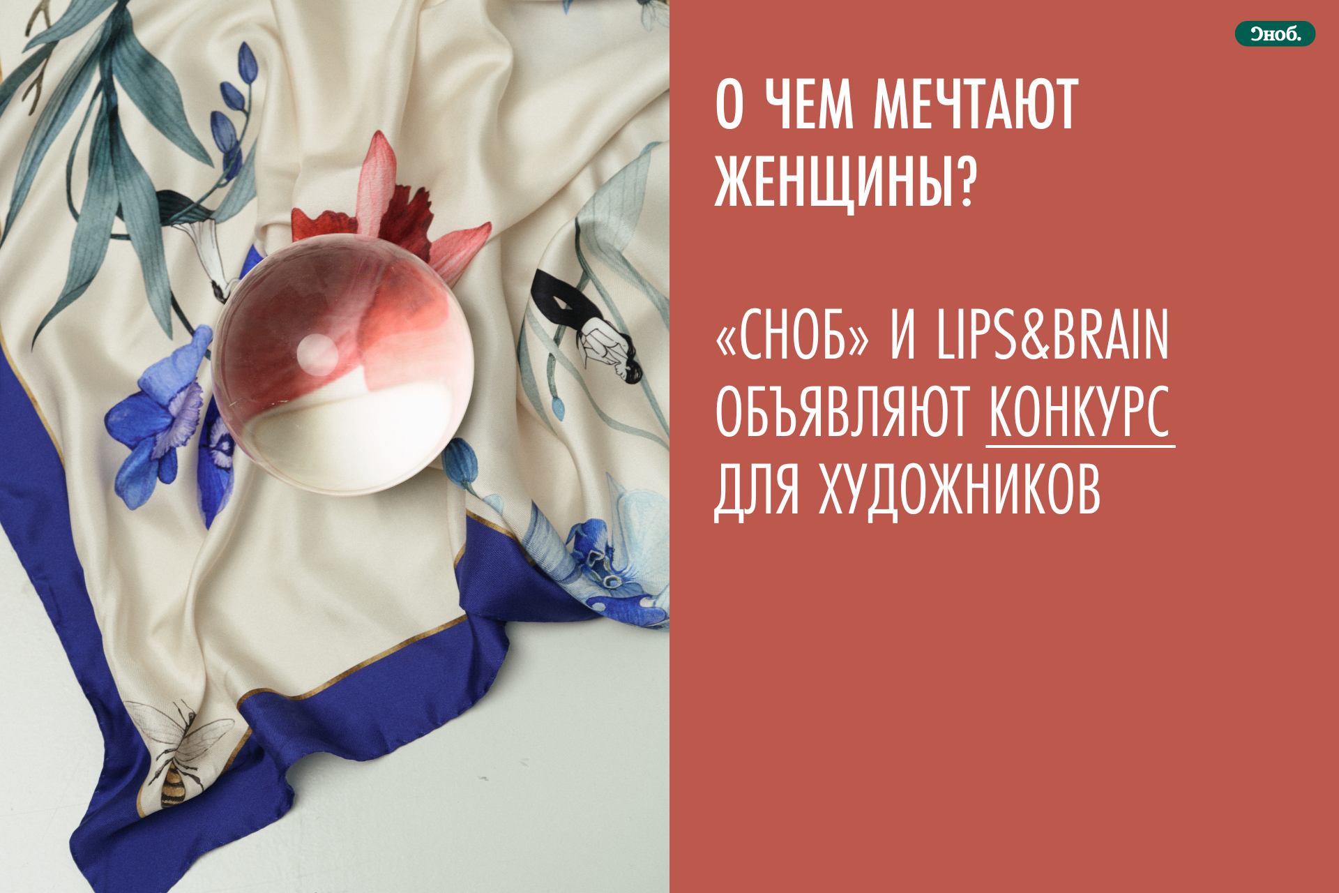 «Сноб» и Lips&Brain объявляет конкурс для художников