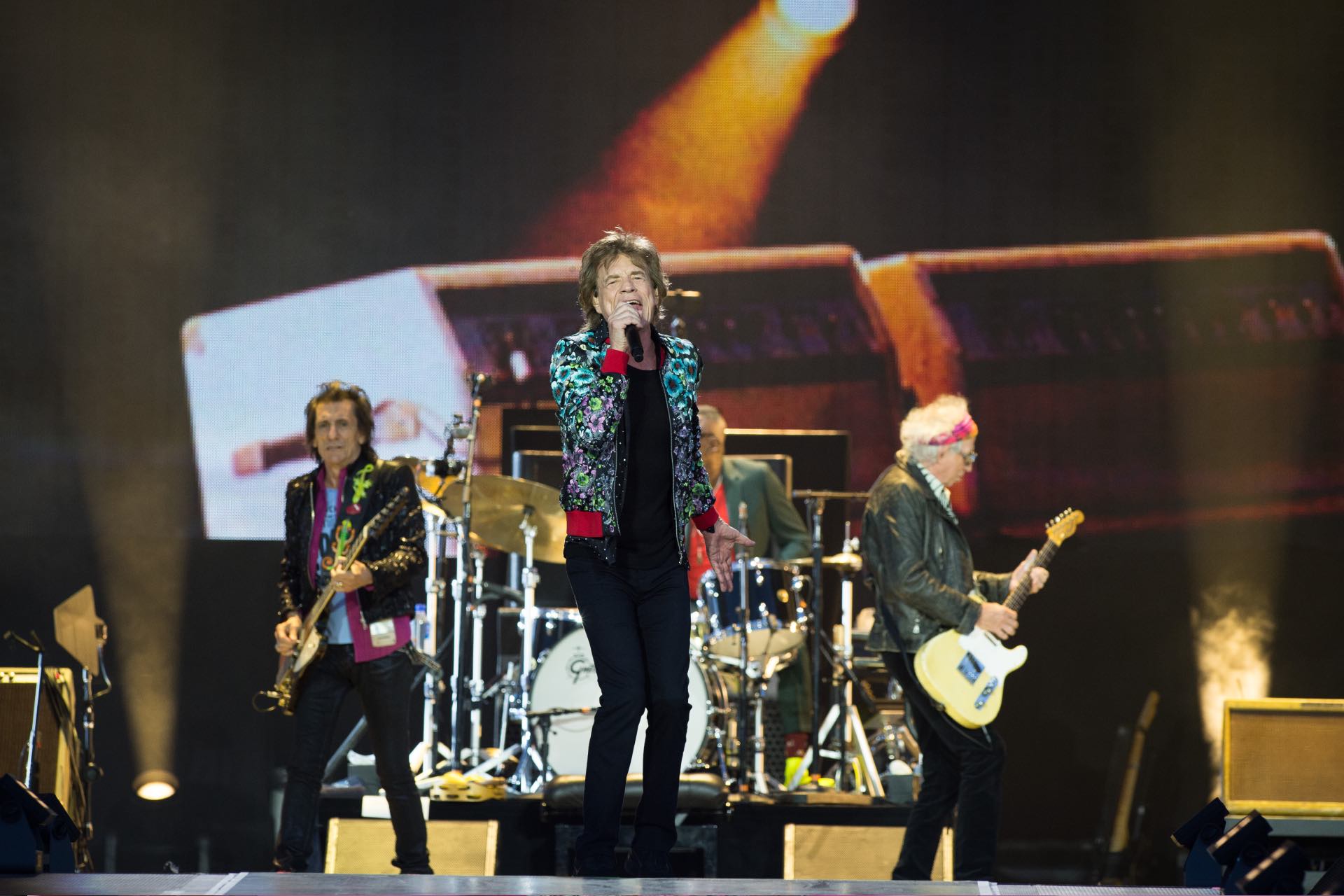 The Rolling Stones во время выступления