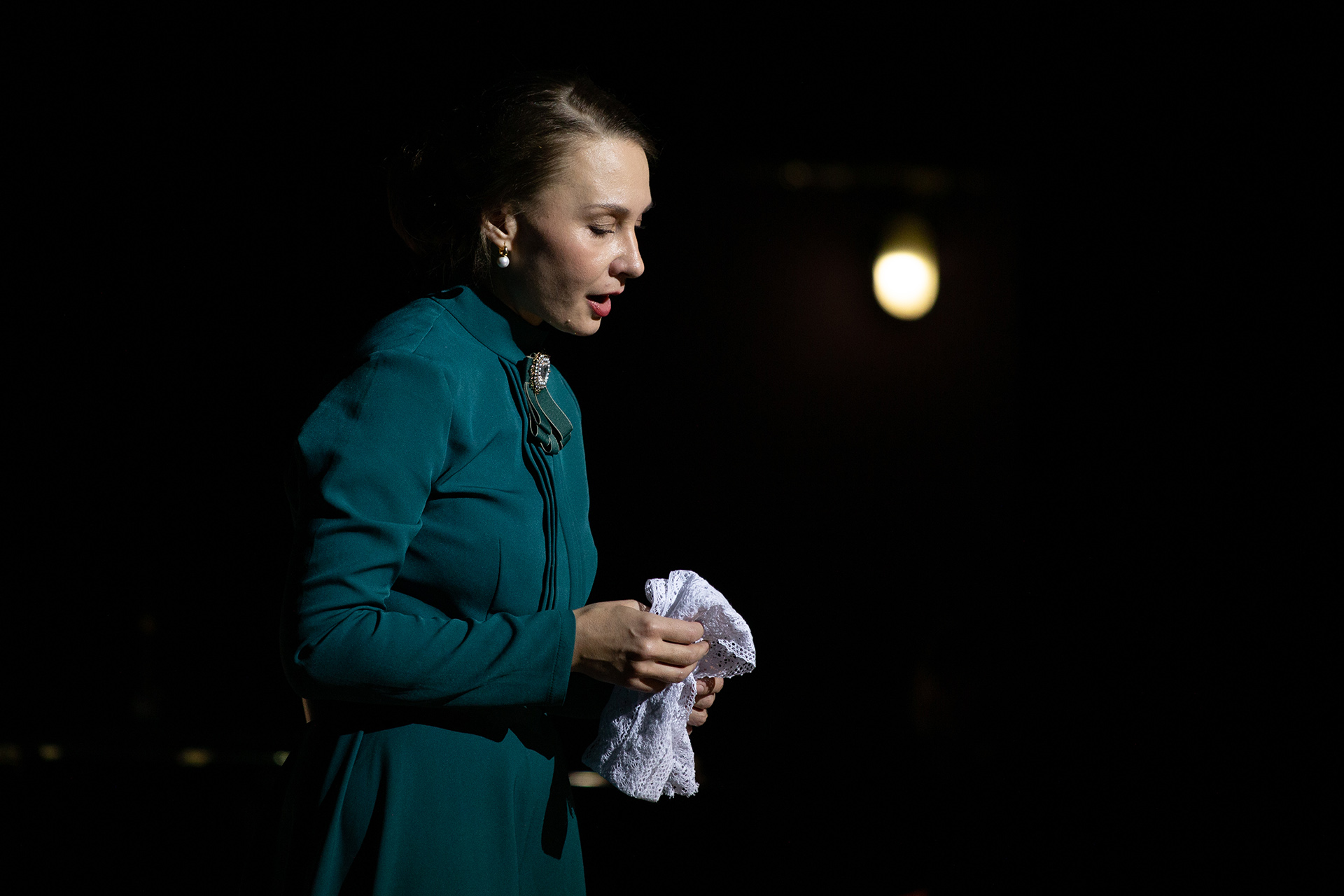 Юлия Петрачук во время выступления