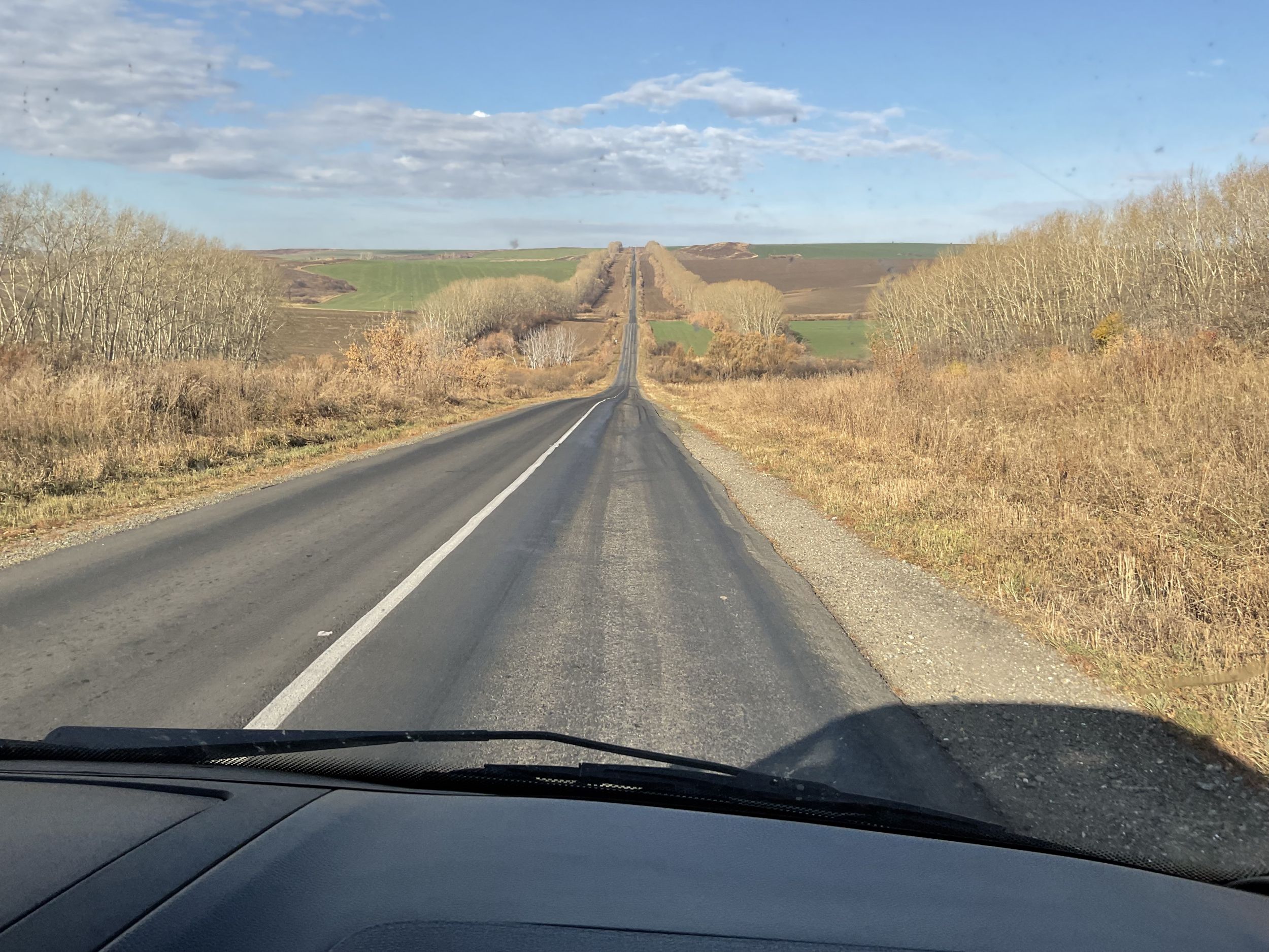 Дорога из Усть-Каменогорска в Шемонаиху. Фото автора