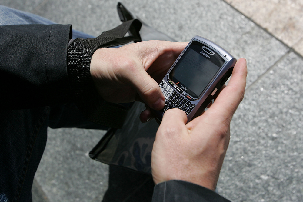 Телефон BlackBerry, 2007 год
