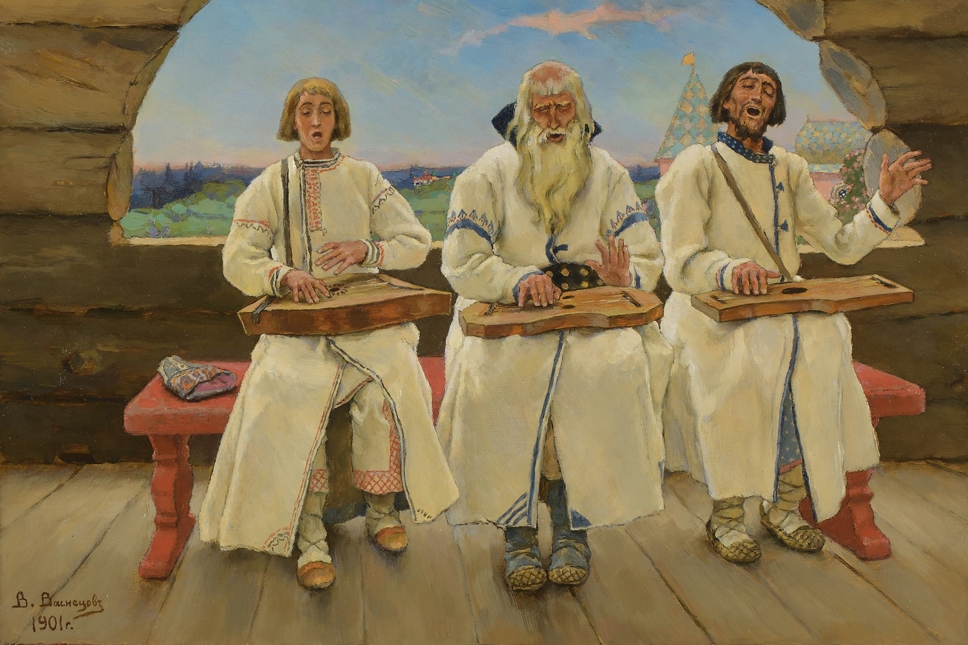 Виктор Васнецов, «Гусляры», 1901 год