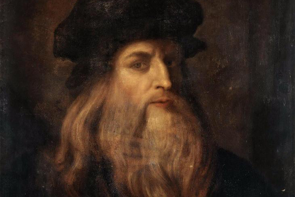 Неизвестный автор. Портрет Леонардо да Винчи. 1600 год
