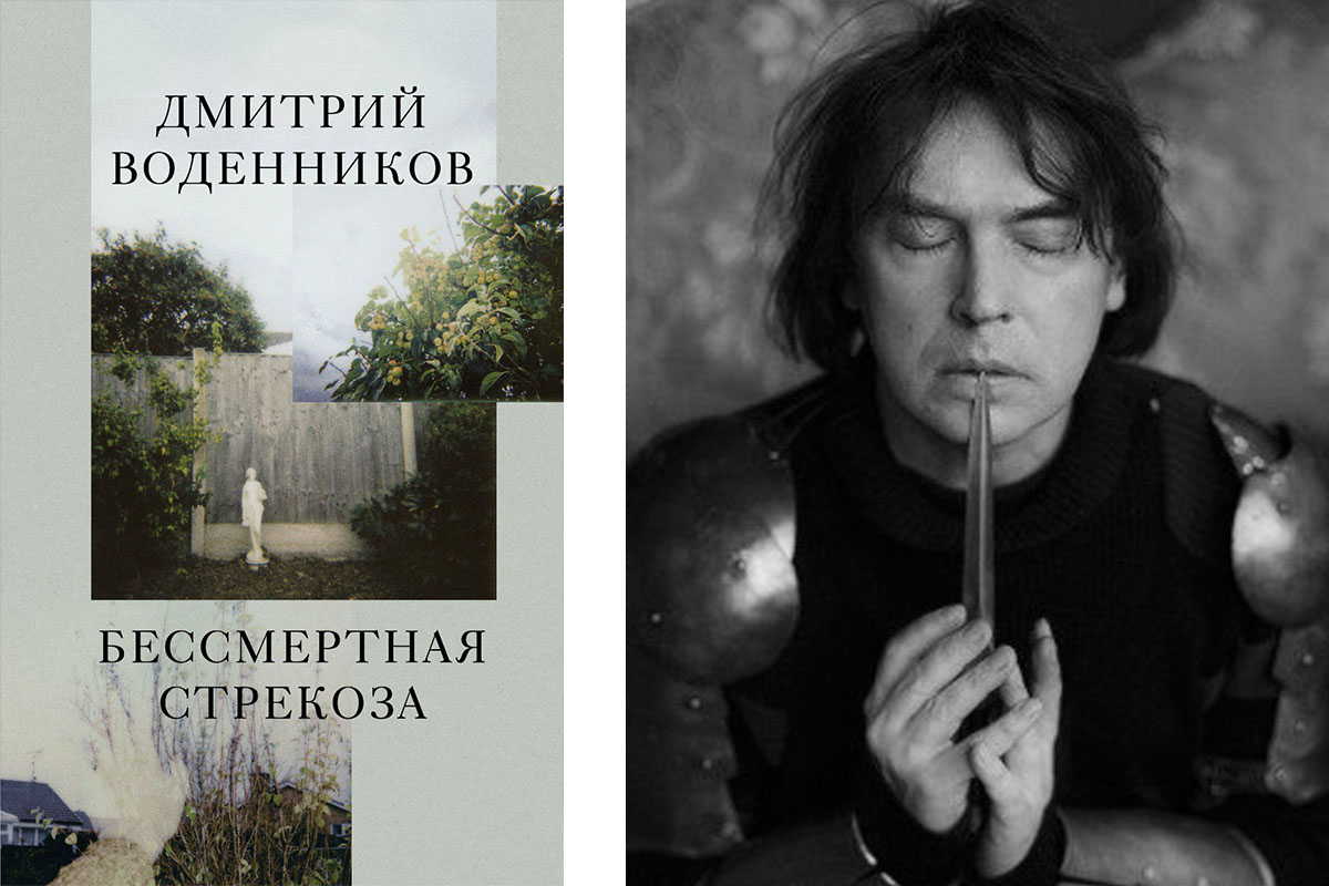 Слева: обложка книги; справа: Дмитрий Воденников